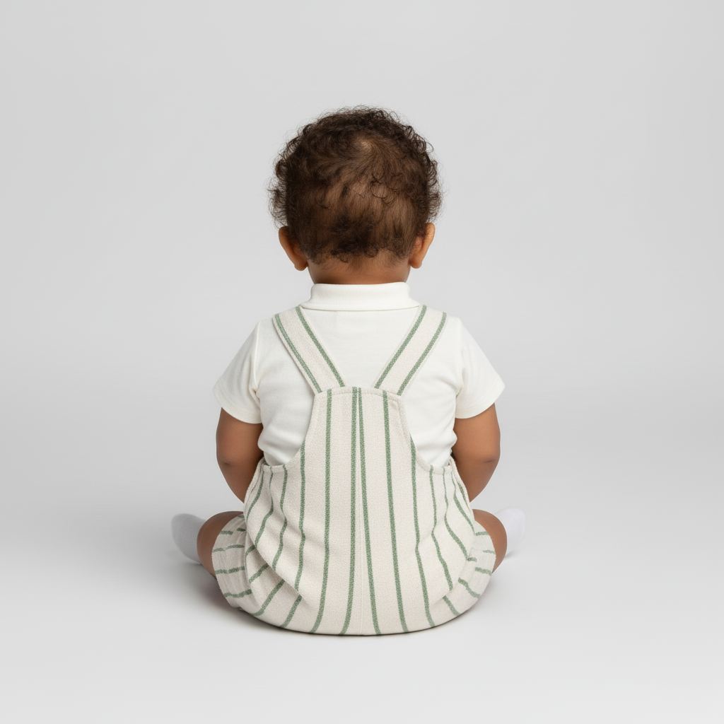 Conjunto Body e Macacão Curto Dino | Bolso e Sensorial