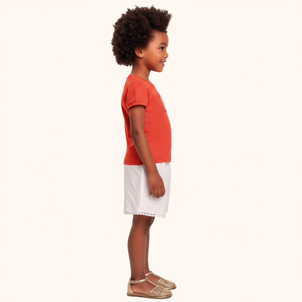 Blusa Vermelha de Borboleta Bordada c/ Lantejoulas | Fakini