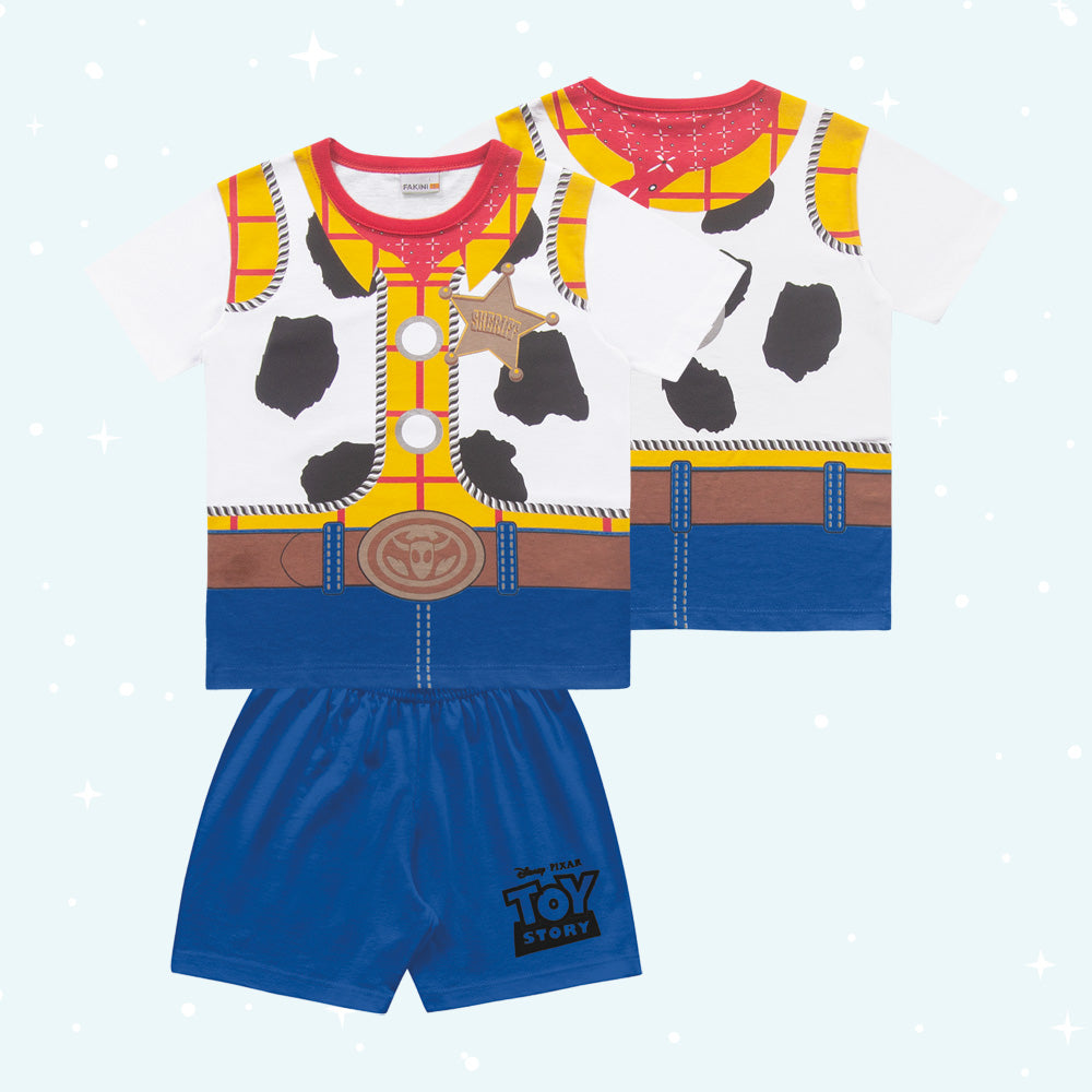 Pijama Toy Story Woody | Camiseta e Short 100% Algodão