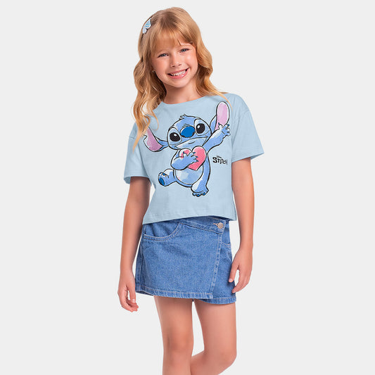 Blusa Infantil Lilo & Stitch Disney | Estampa Frente e Verso